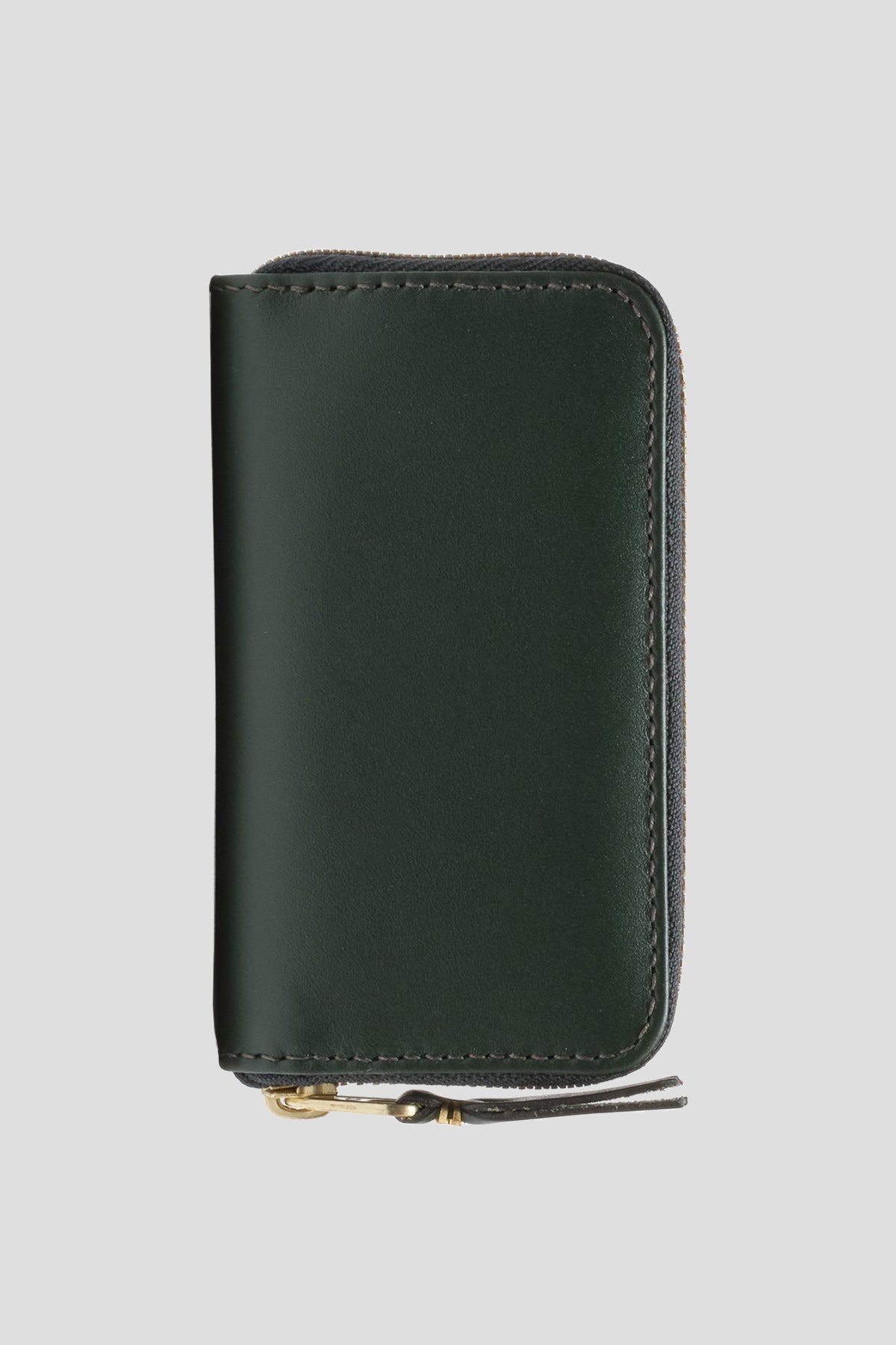 Comme des Garçons Simple Zip Wallet in Bottle Green – Drama Club