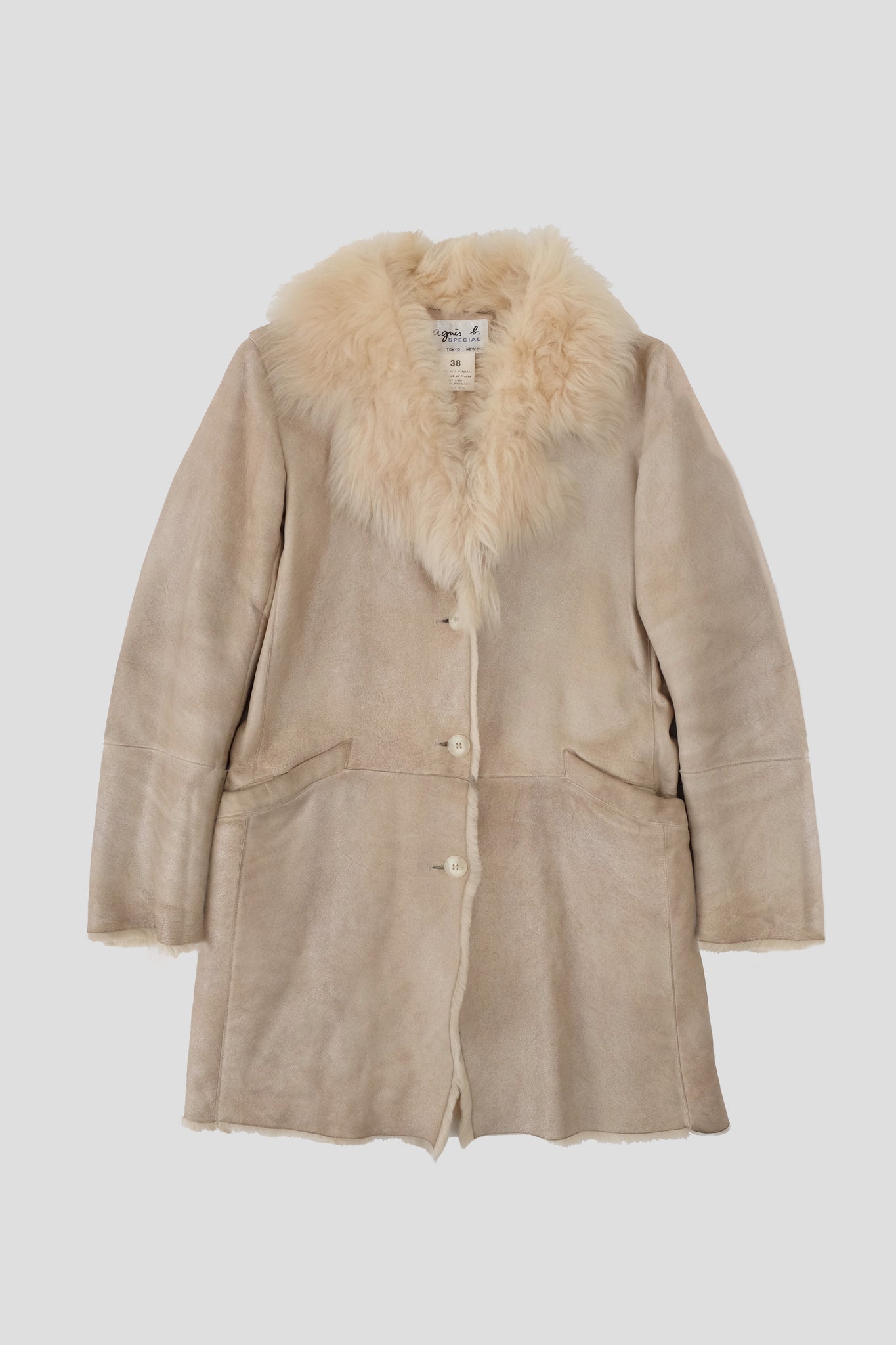 agnés b. Shearling Coat