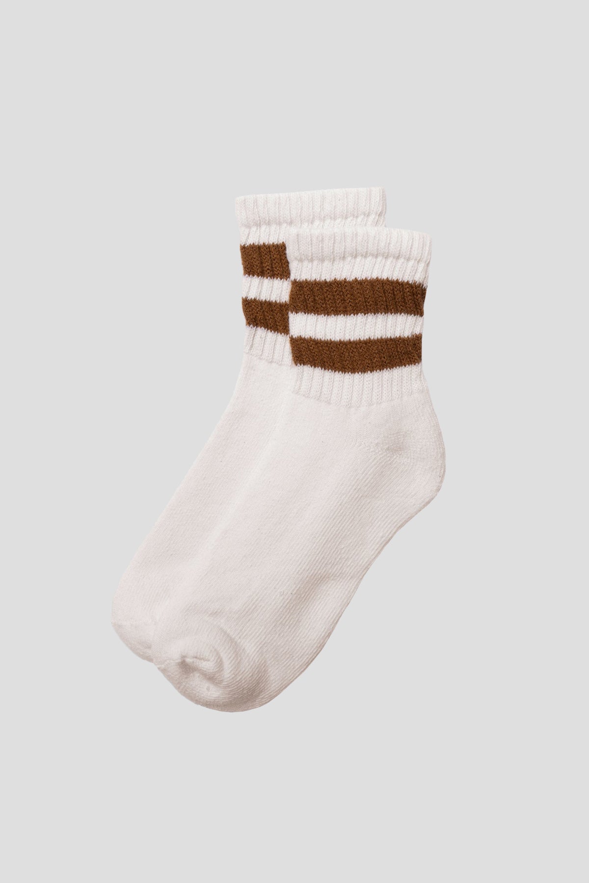 Mono Stripe Quarter Crew Socks