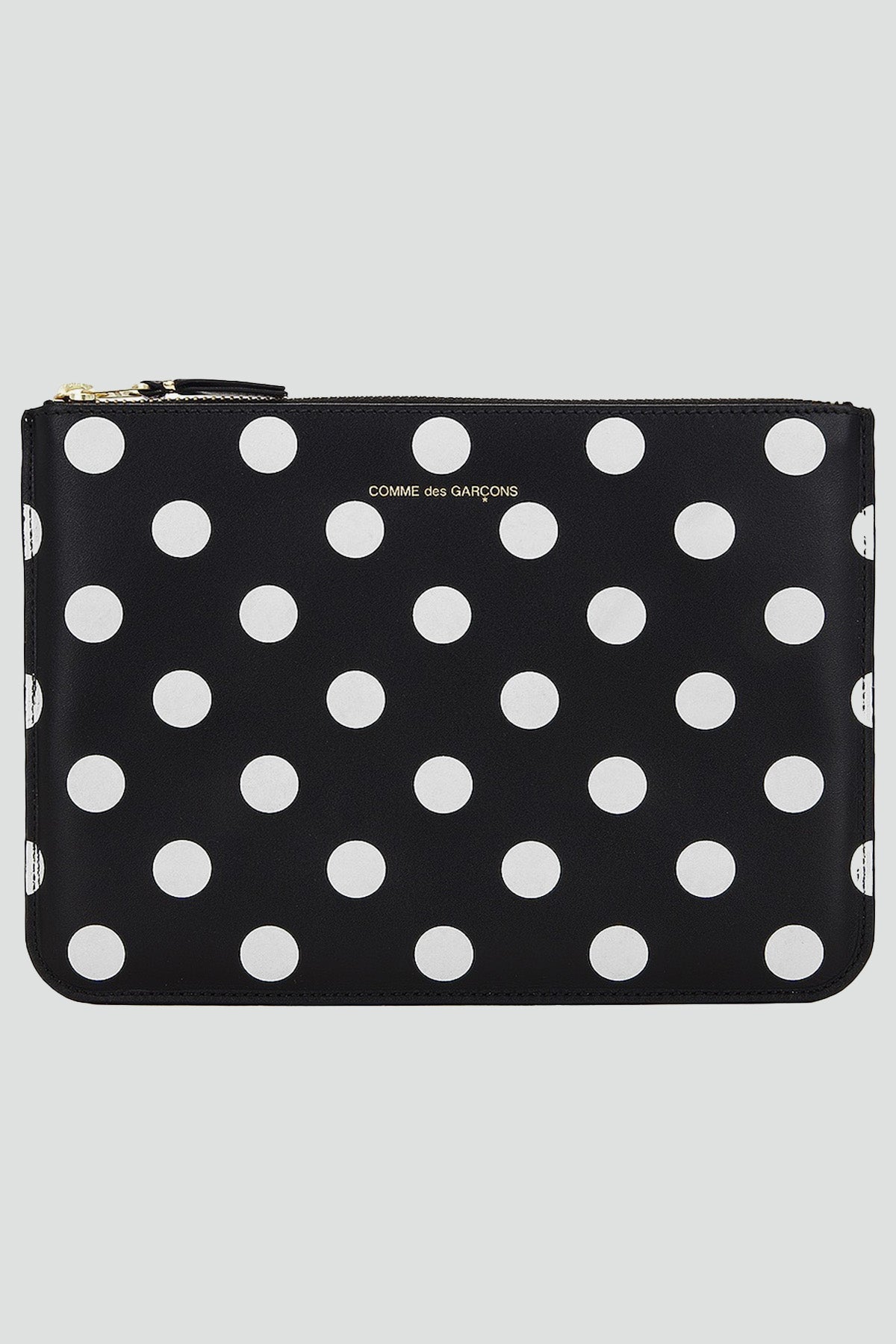 Large Polkadot Zip Pouch