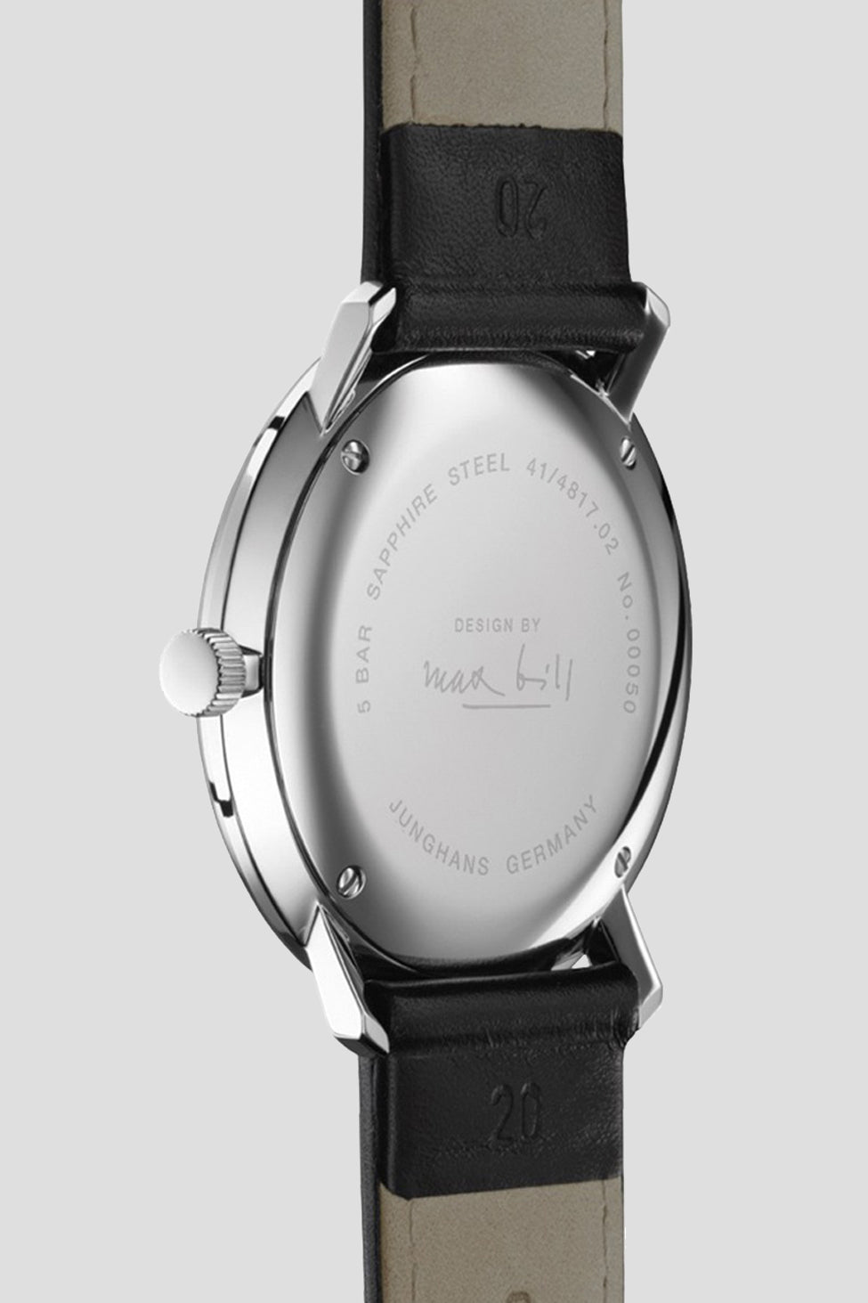 Max Bill Plain Face Quartz Watch with Date