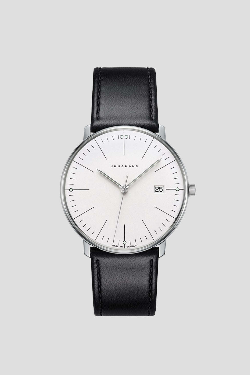 Max Bill Plain Face Quartz Watch with Date