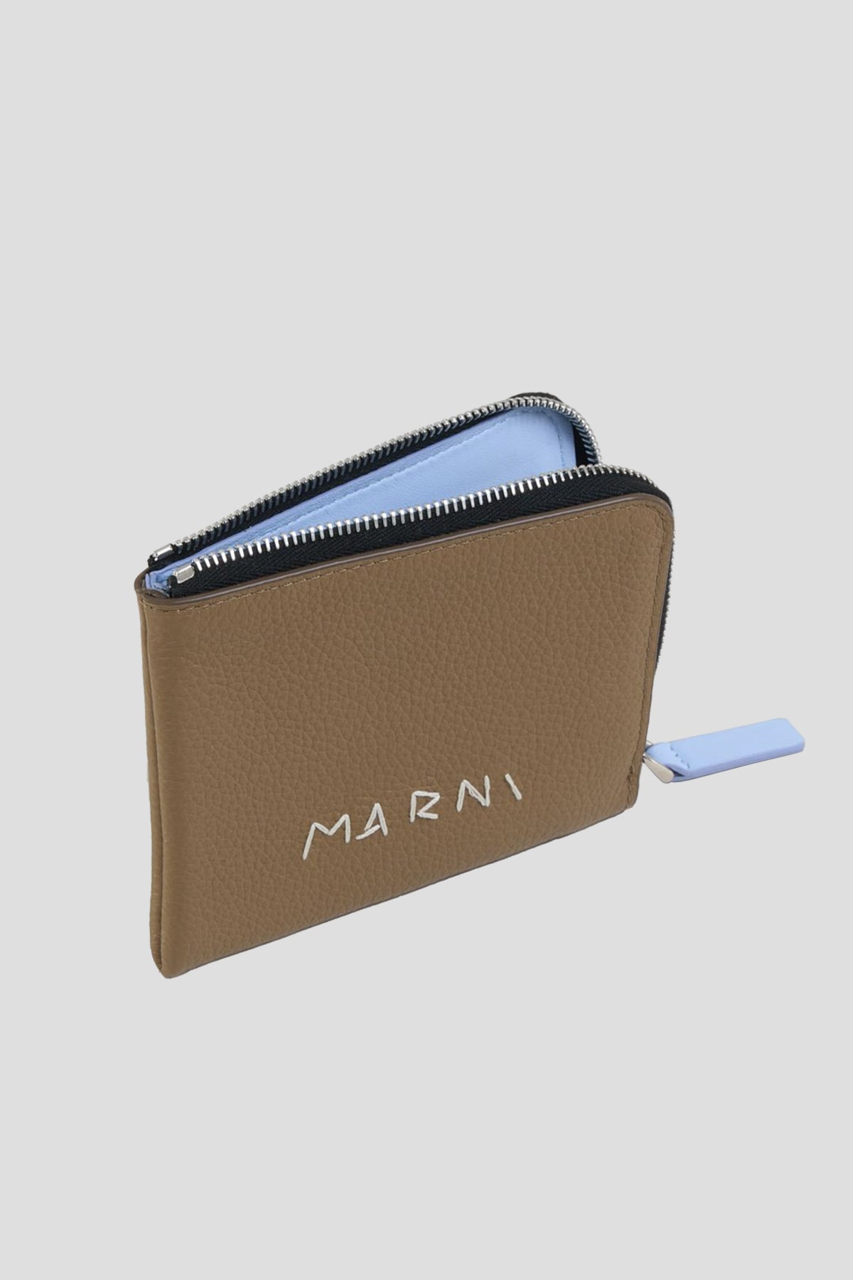 Stitched Corner Zip Wallet