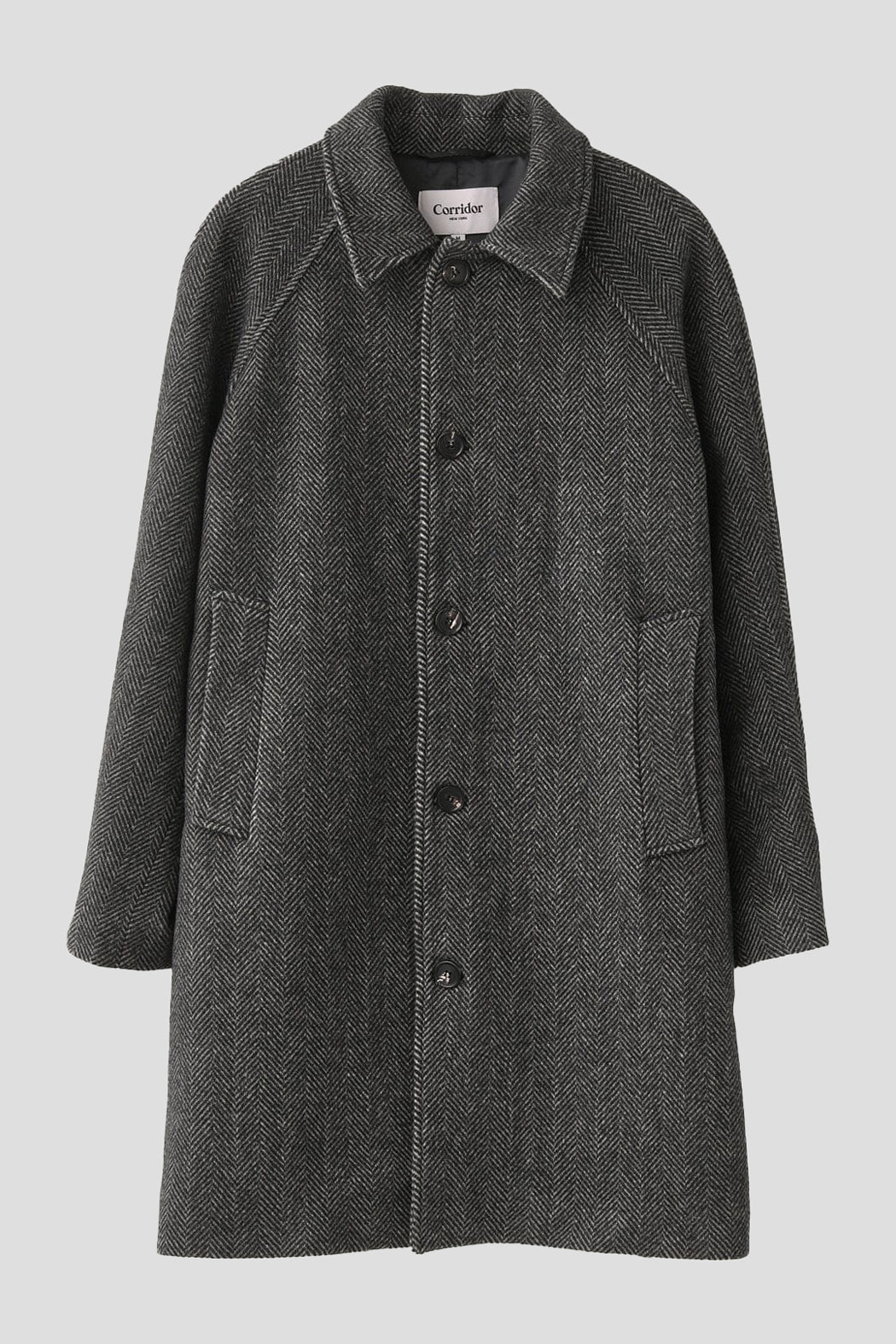Herringbone Raglan Coat