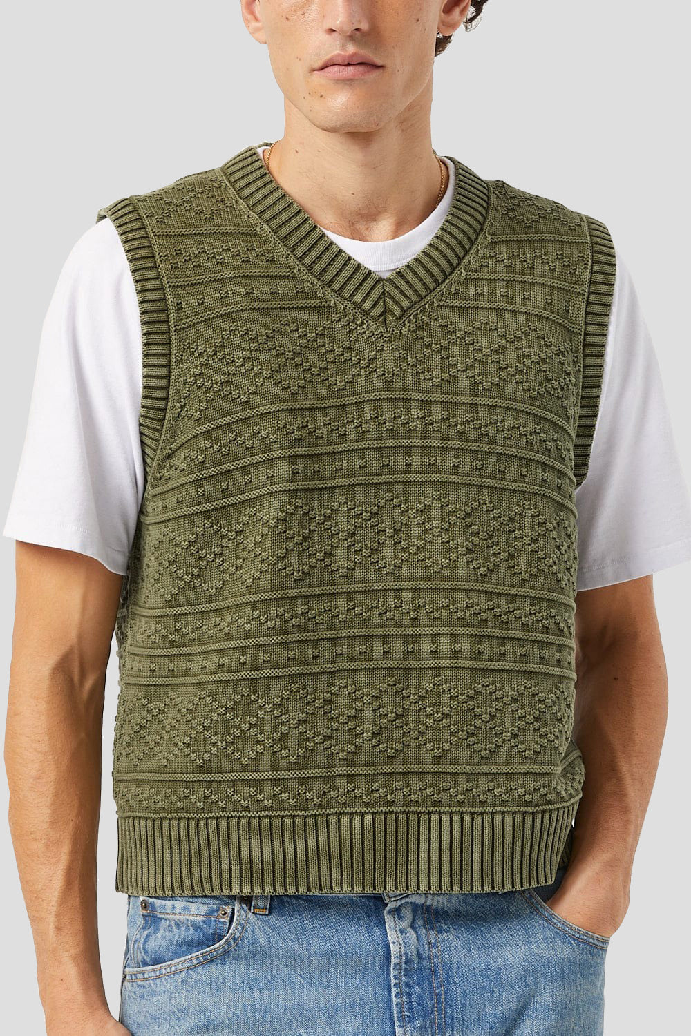 Jacquard Vest