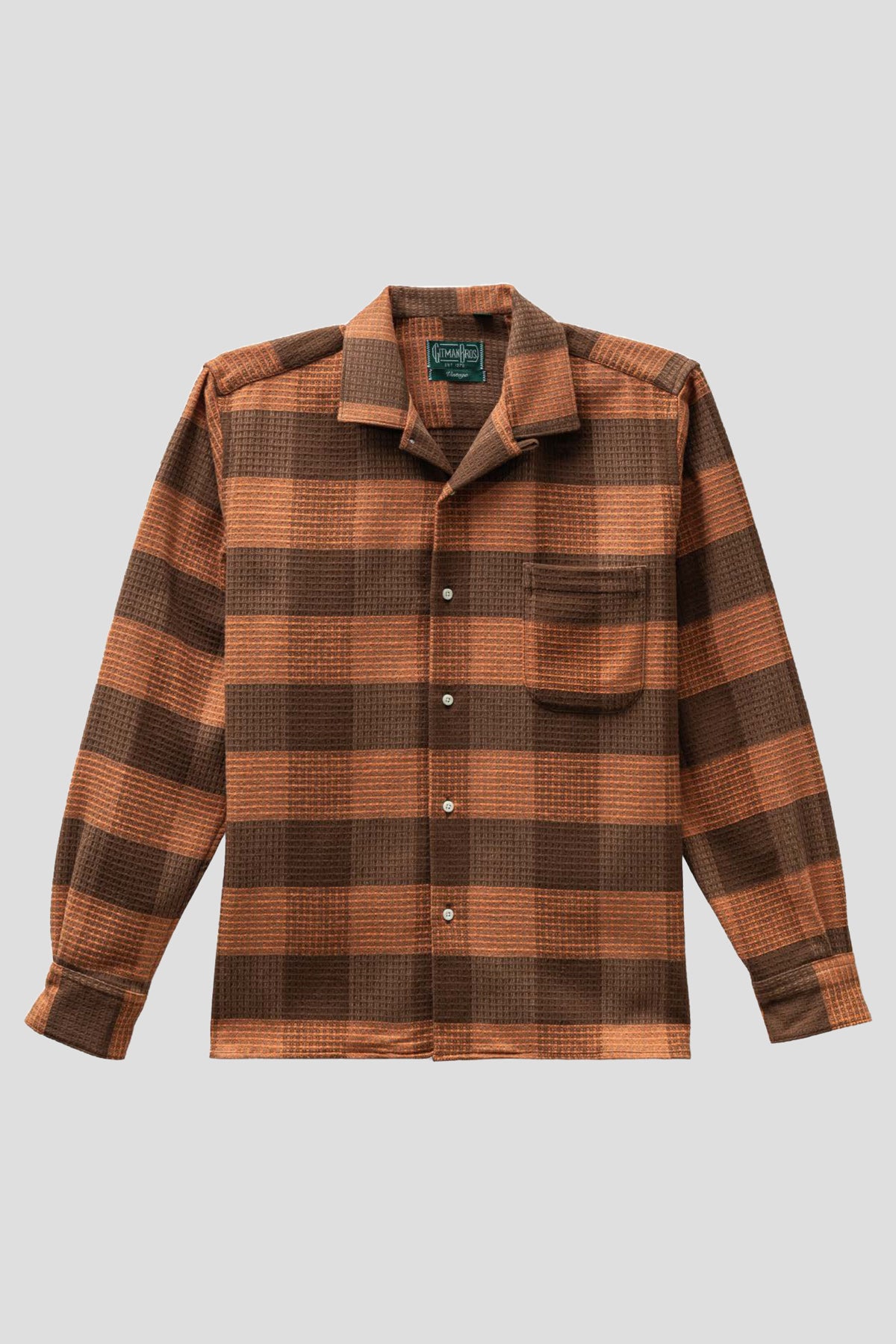 Brushed Waffle Check Shirt