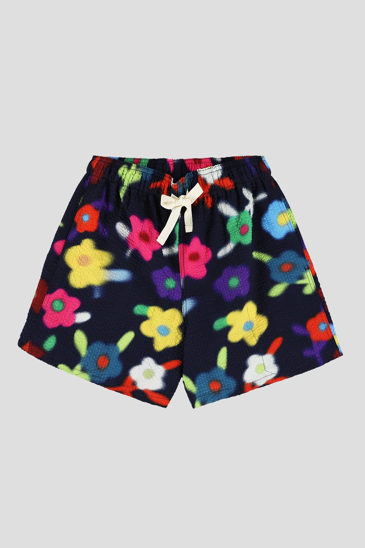 Howlin' Magic Shorts in Trippy Flowers – Drama Club