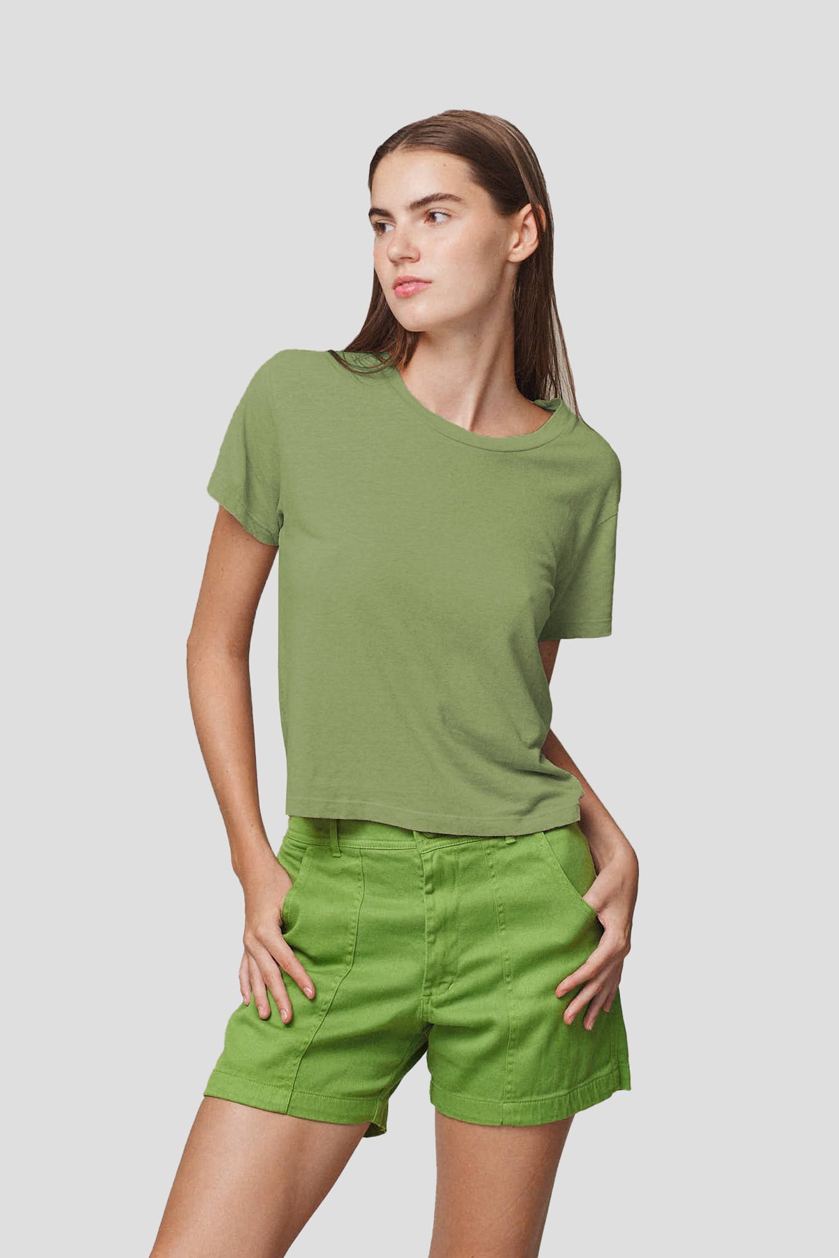 Lorel Hemp Cropped Tee