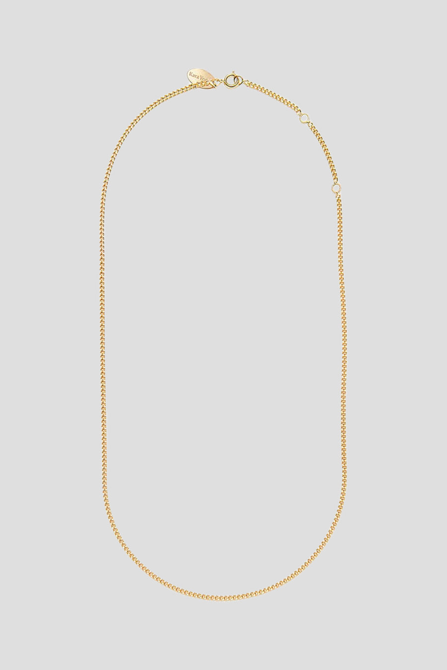 Thin Curb Necklace