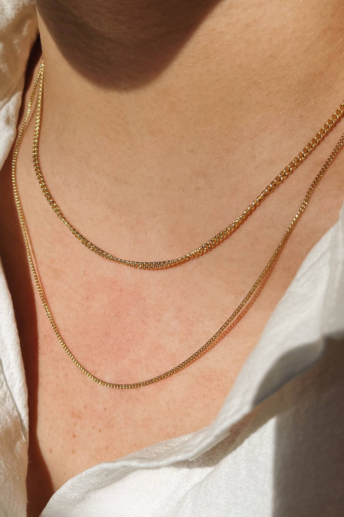 Thin Curb Necklace