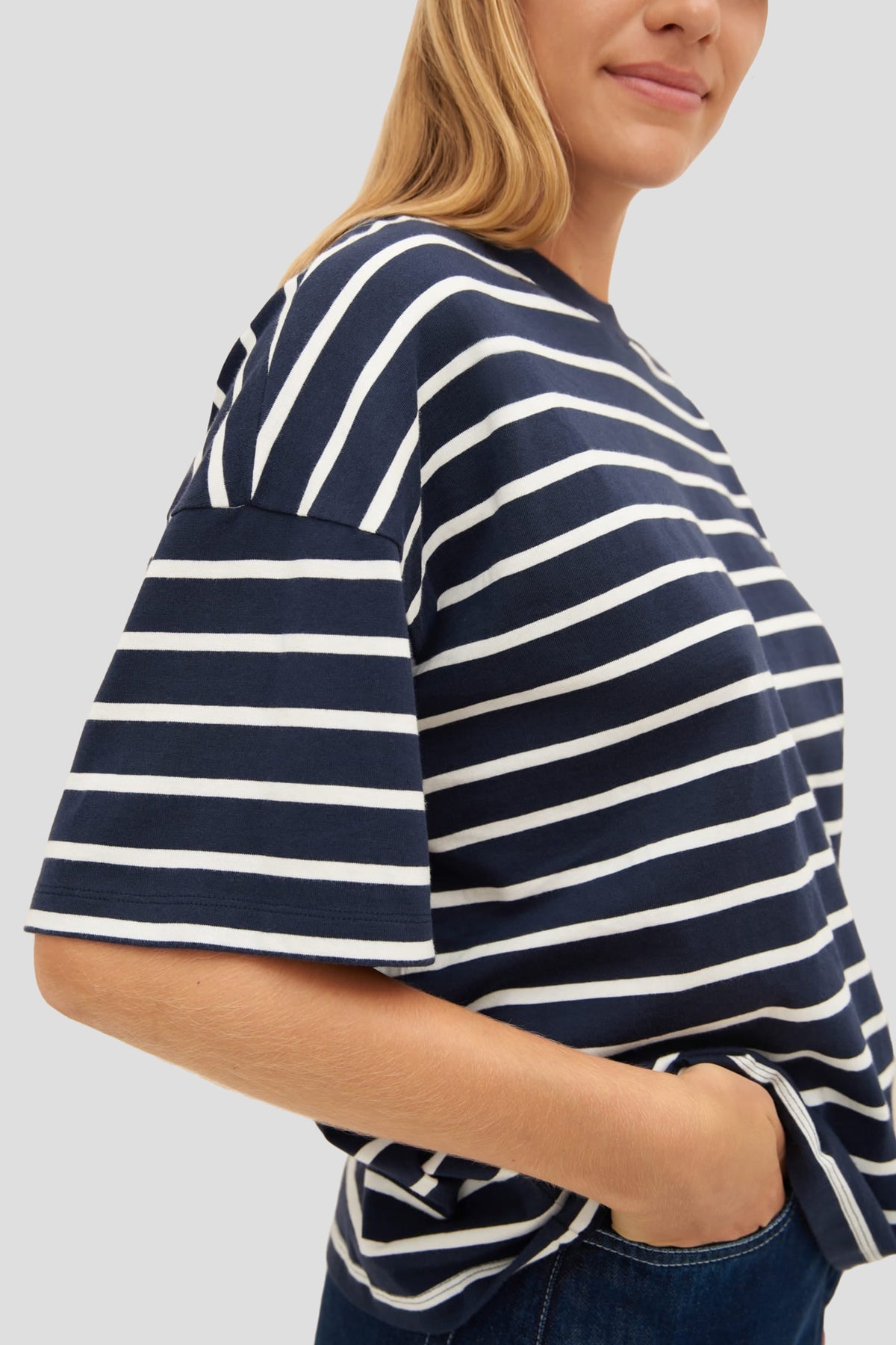 Big Boxy Breton Tee