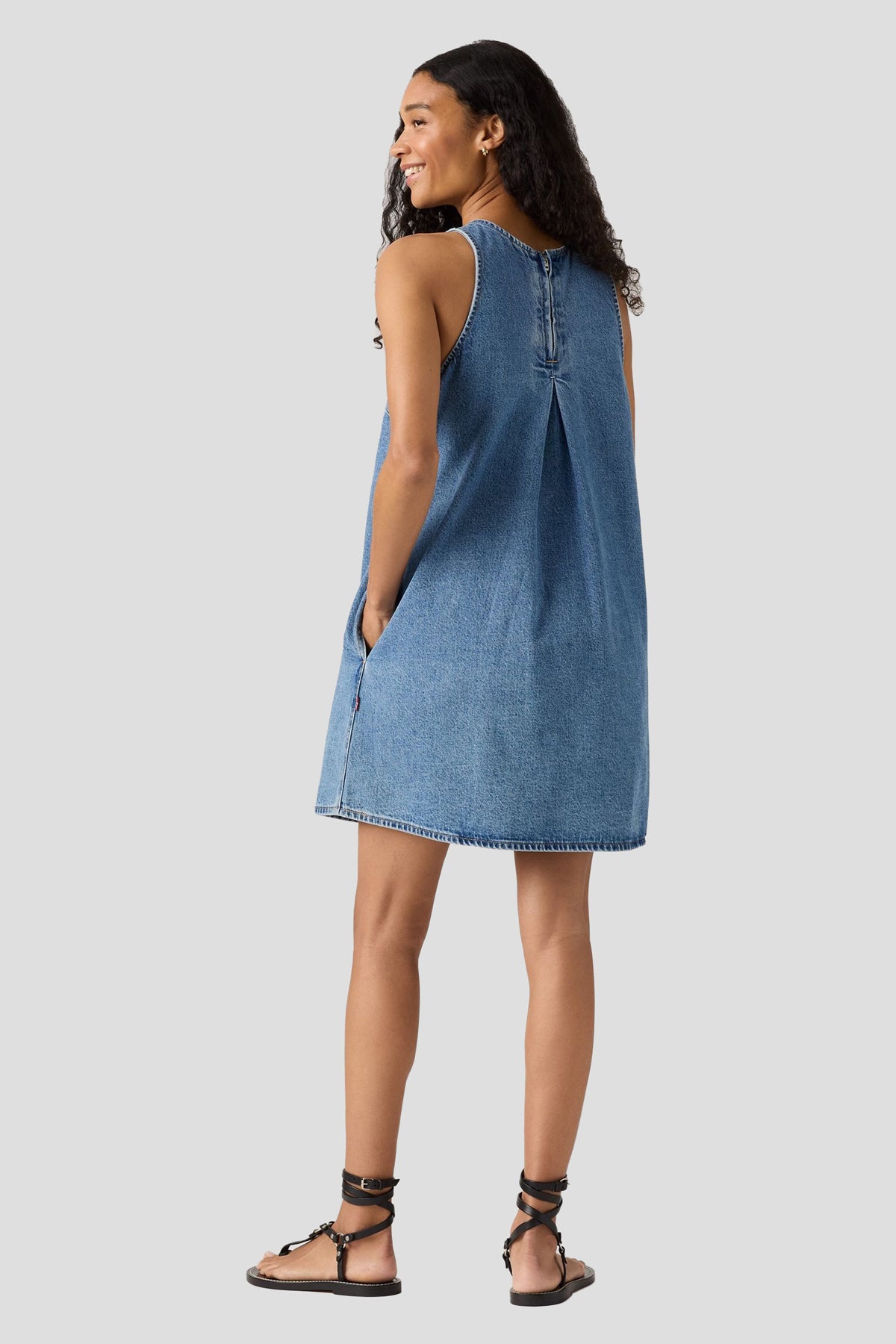 90's Denim Shift Dress