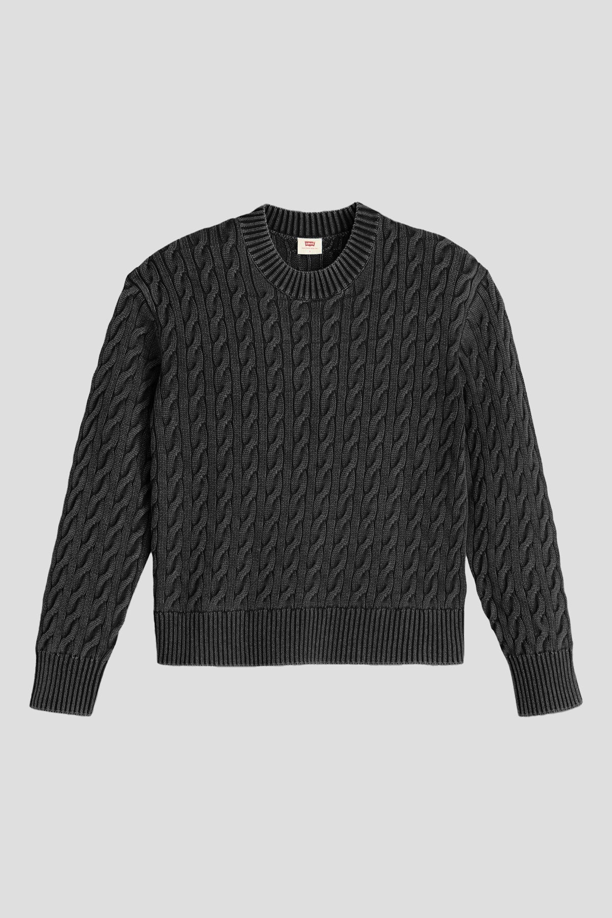 Cable Crewneck Boy Sweater