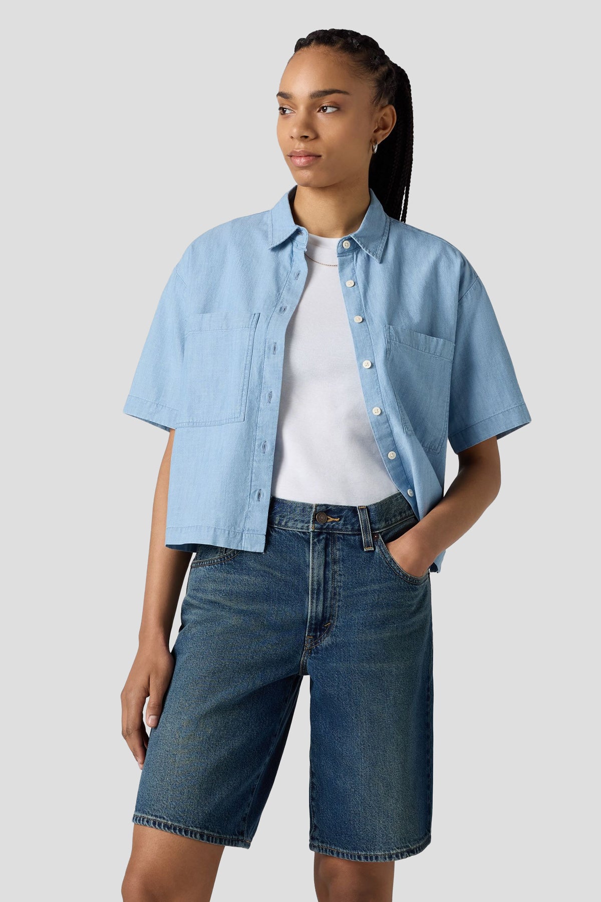 Harlie Cropped Shirt
