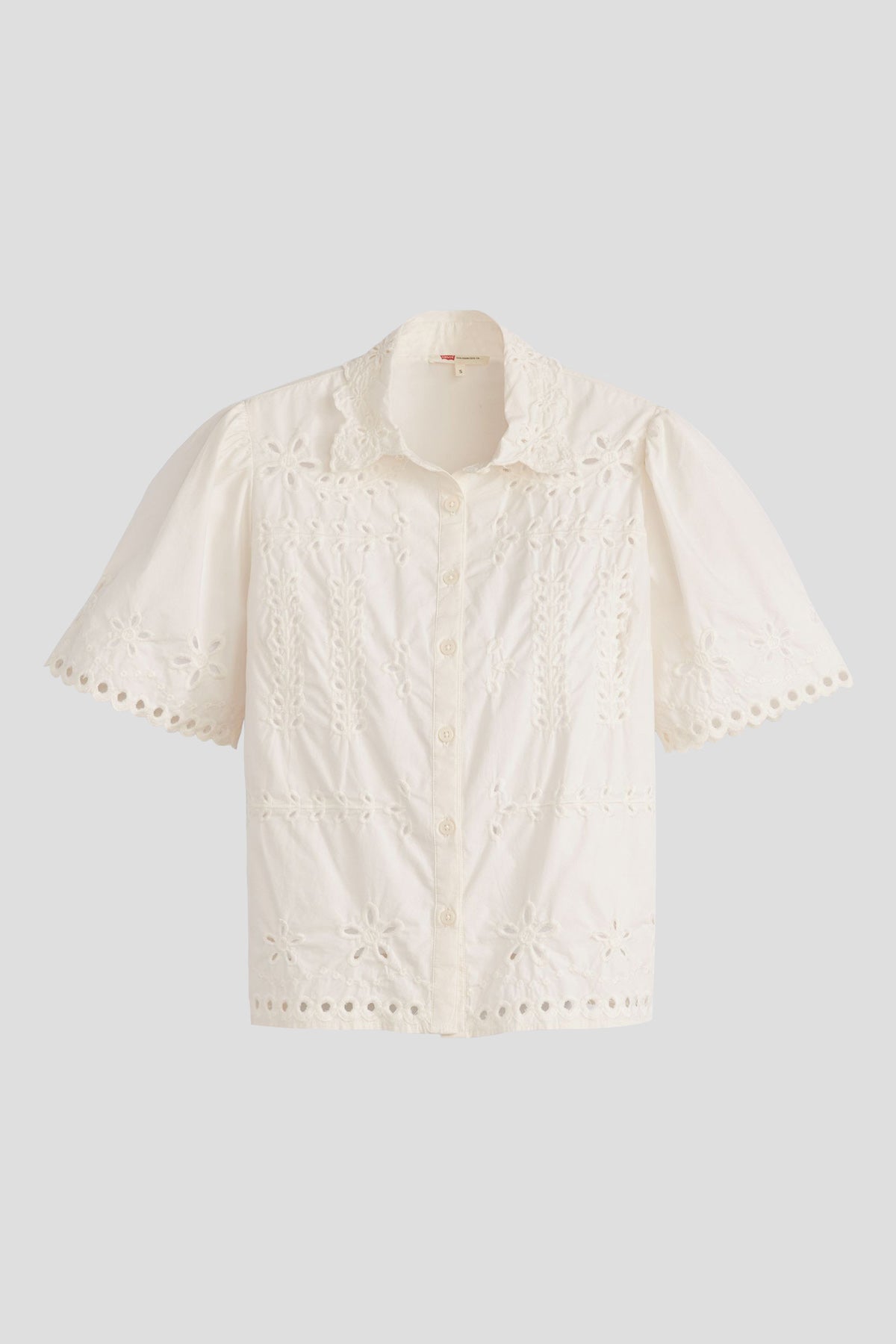 Rayne Eyelet Camp Shirt