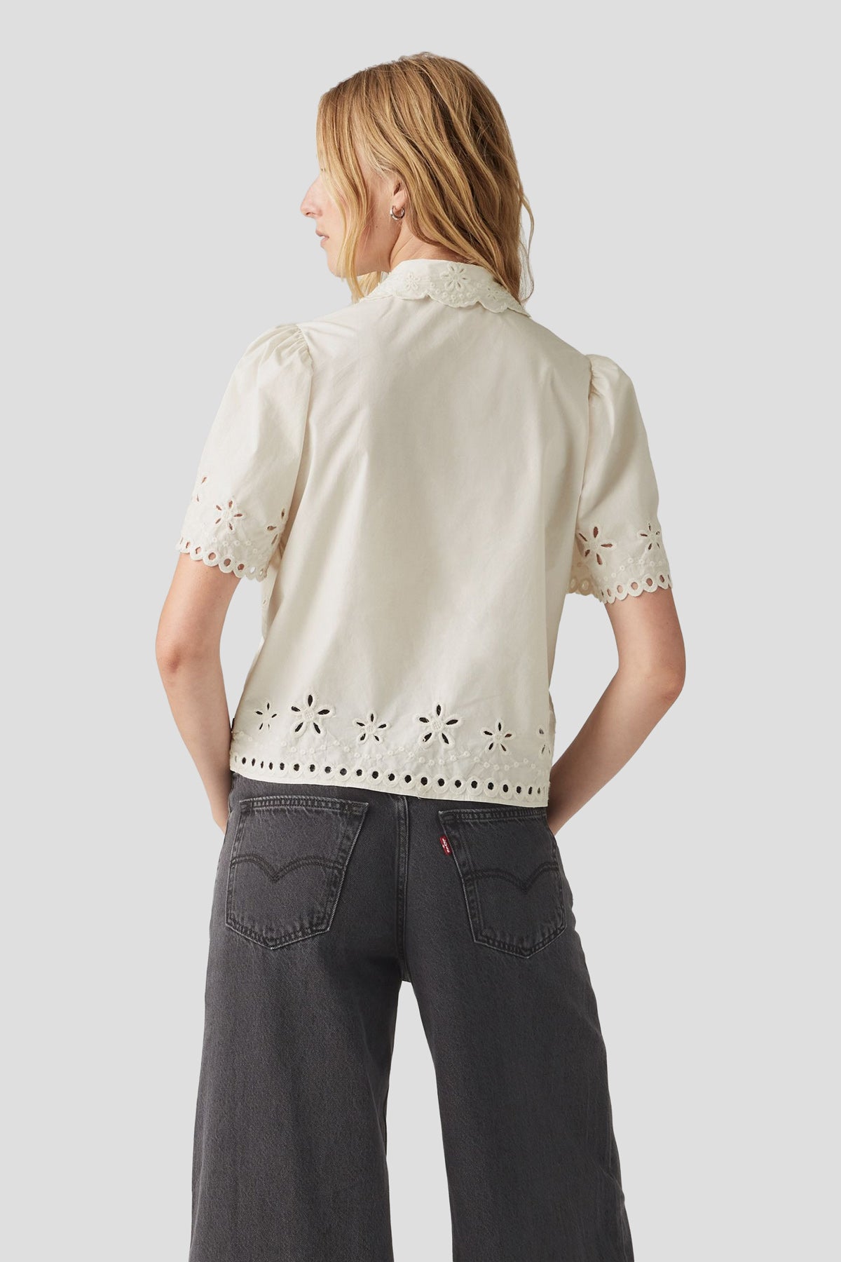 Rayne Eyelet Camp Shirt