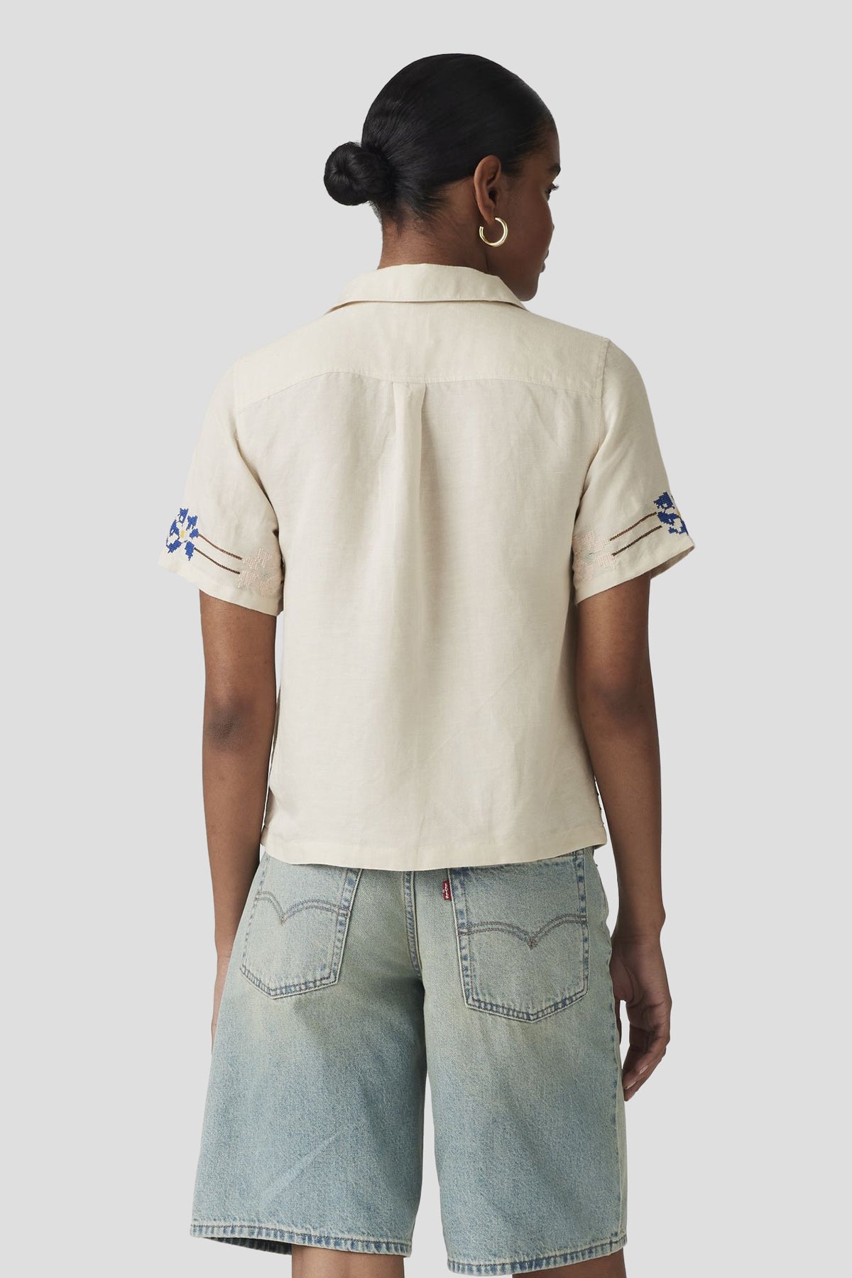 Sonny Embroidered Camp Shirt