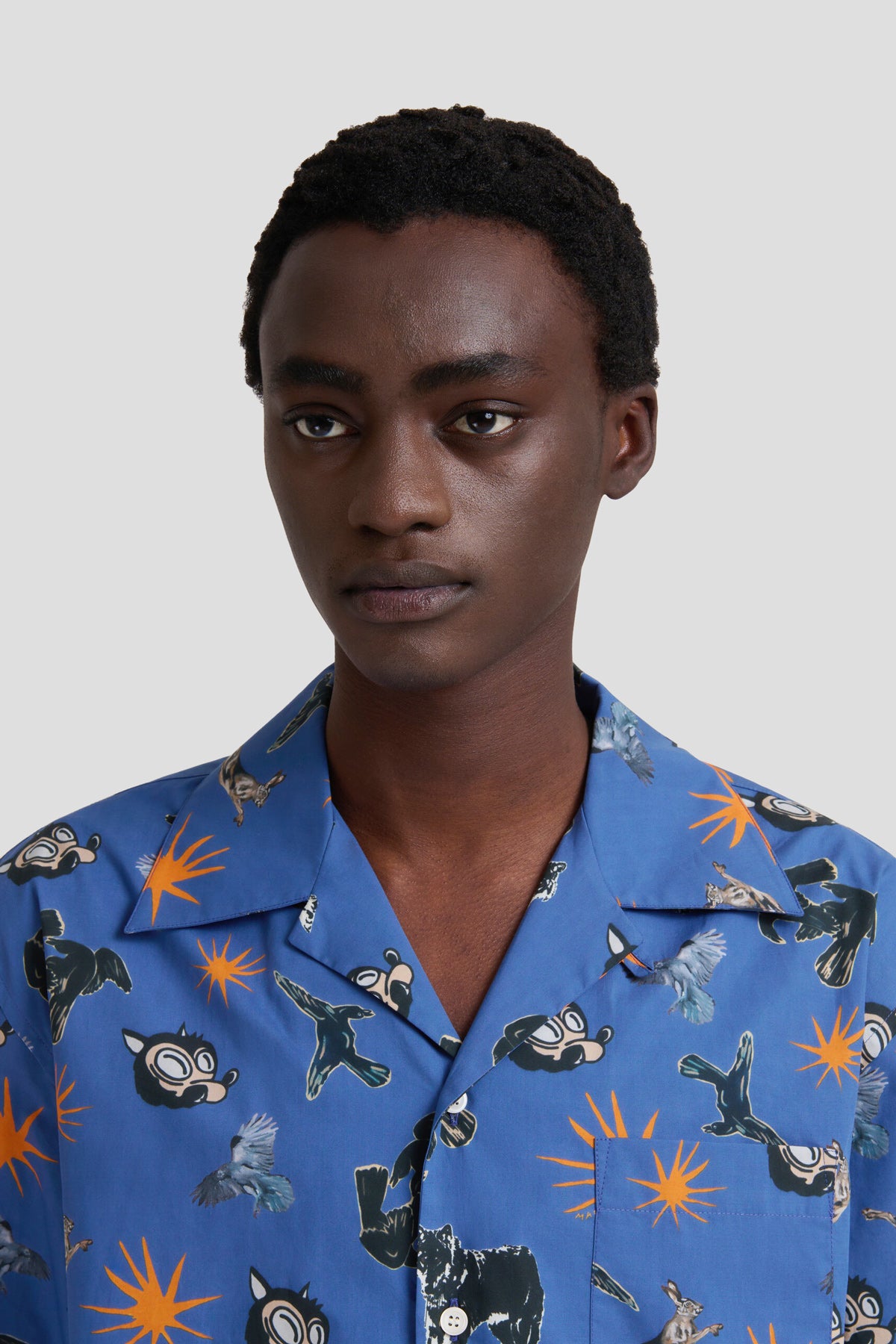 Wolves Poplin Bowling Shirt