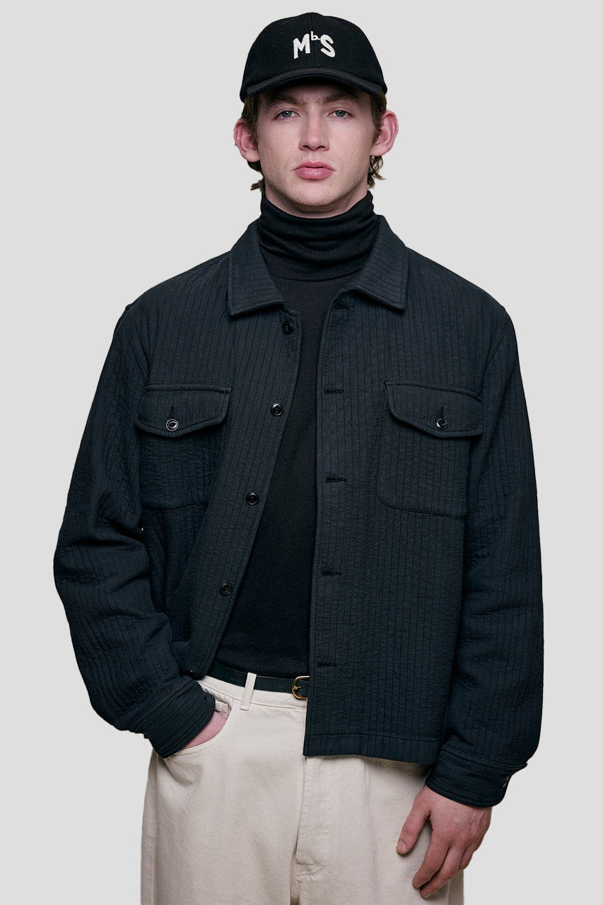 Padded Quilt Overshirt