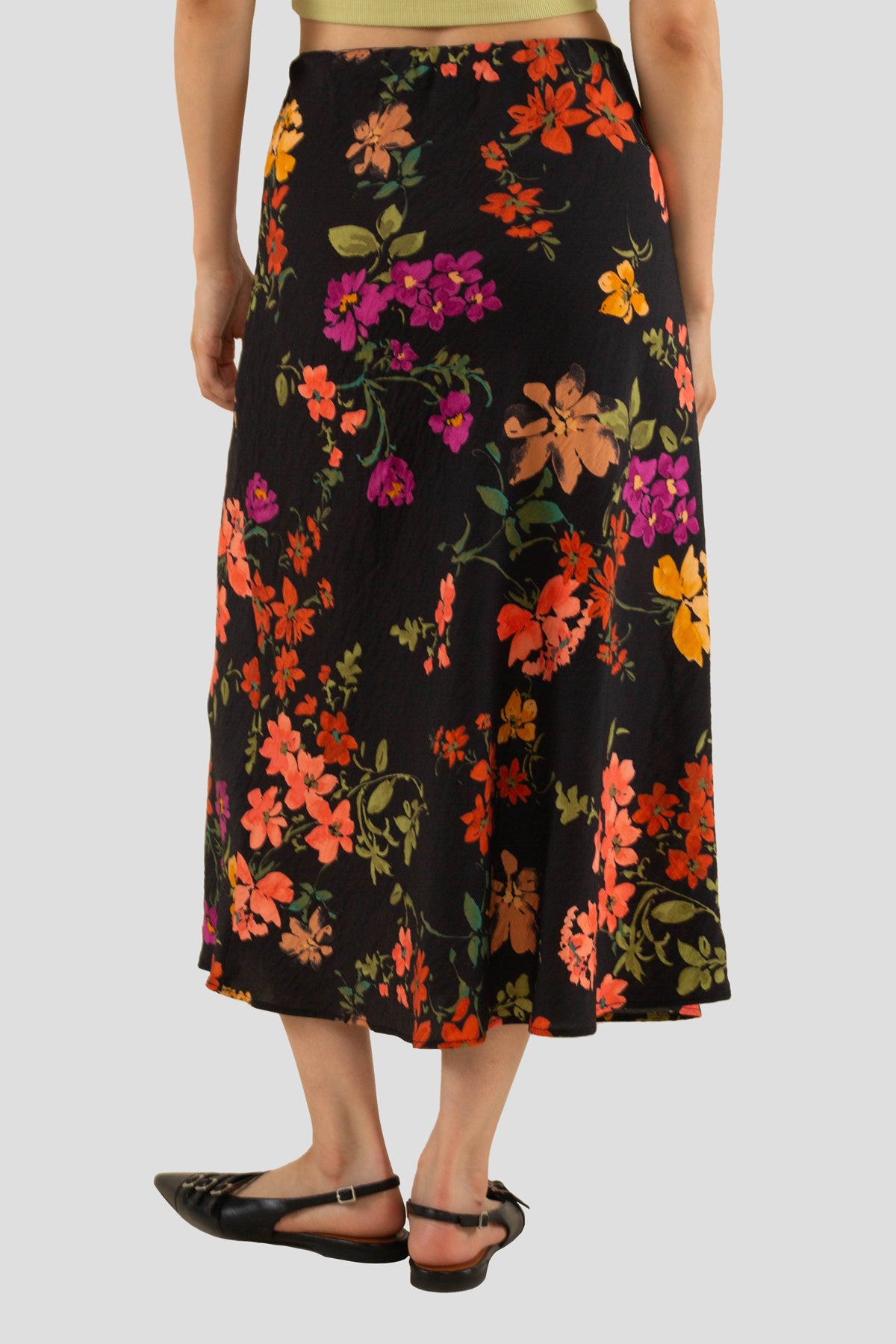 Duffy Floral Midi Skirt