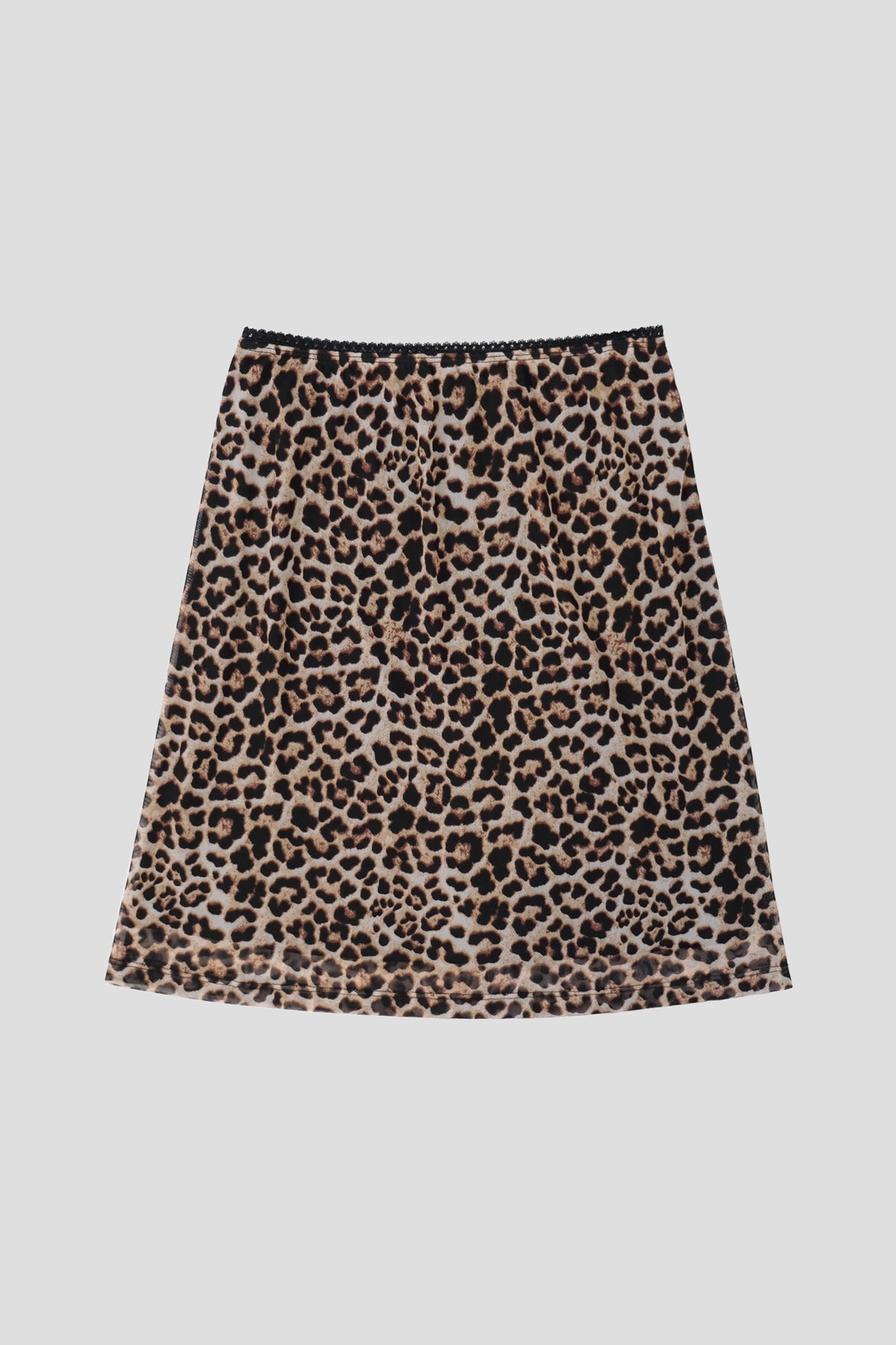 Simon Leopard Mesh Skirt