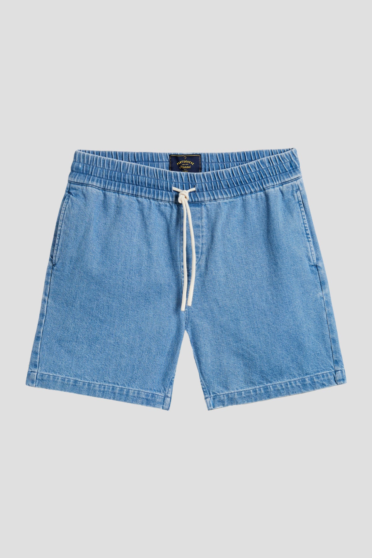 Denim Drawstring Shorts