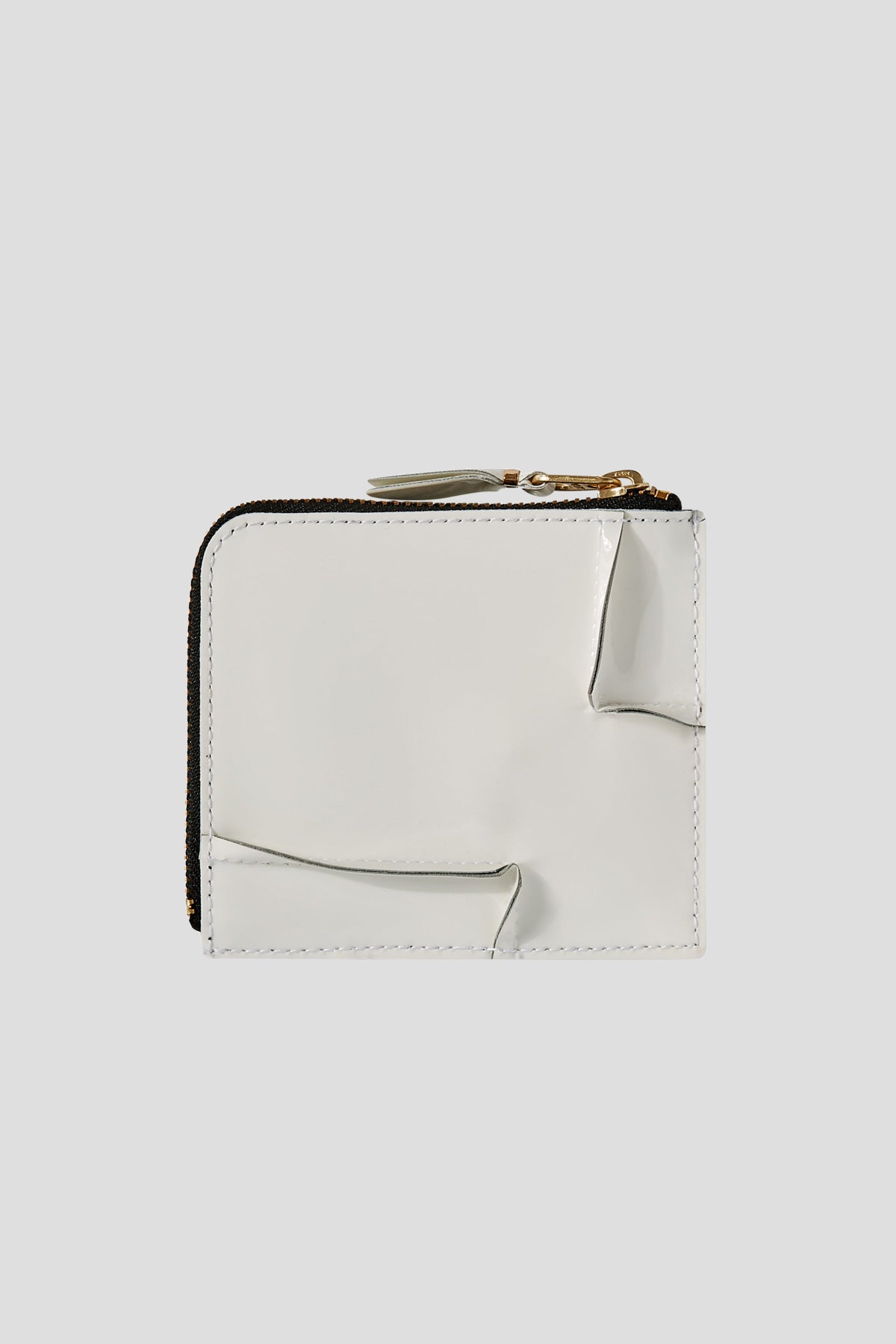 折りたたみ財布 COMME des GARCONS WALLET REVERSED HEM SERIES Comme des Garçons Wallet Reversed Hem Zip Around Wallet Red