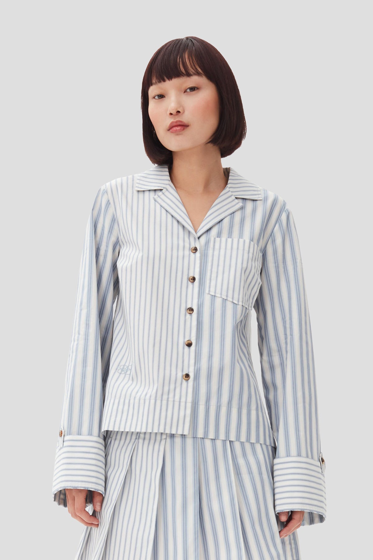 Stripe Cotton Shirt