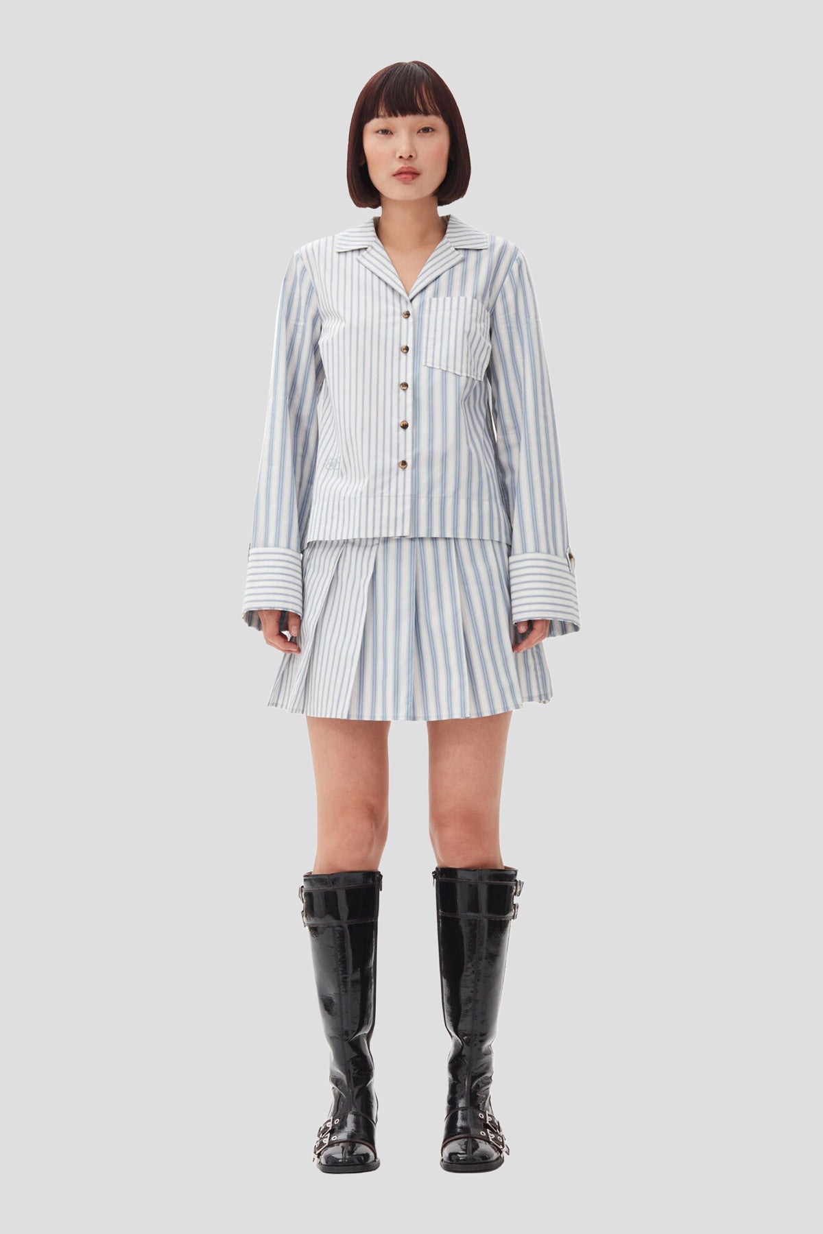 Stripe Cotton Shirt