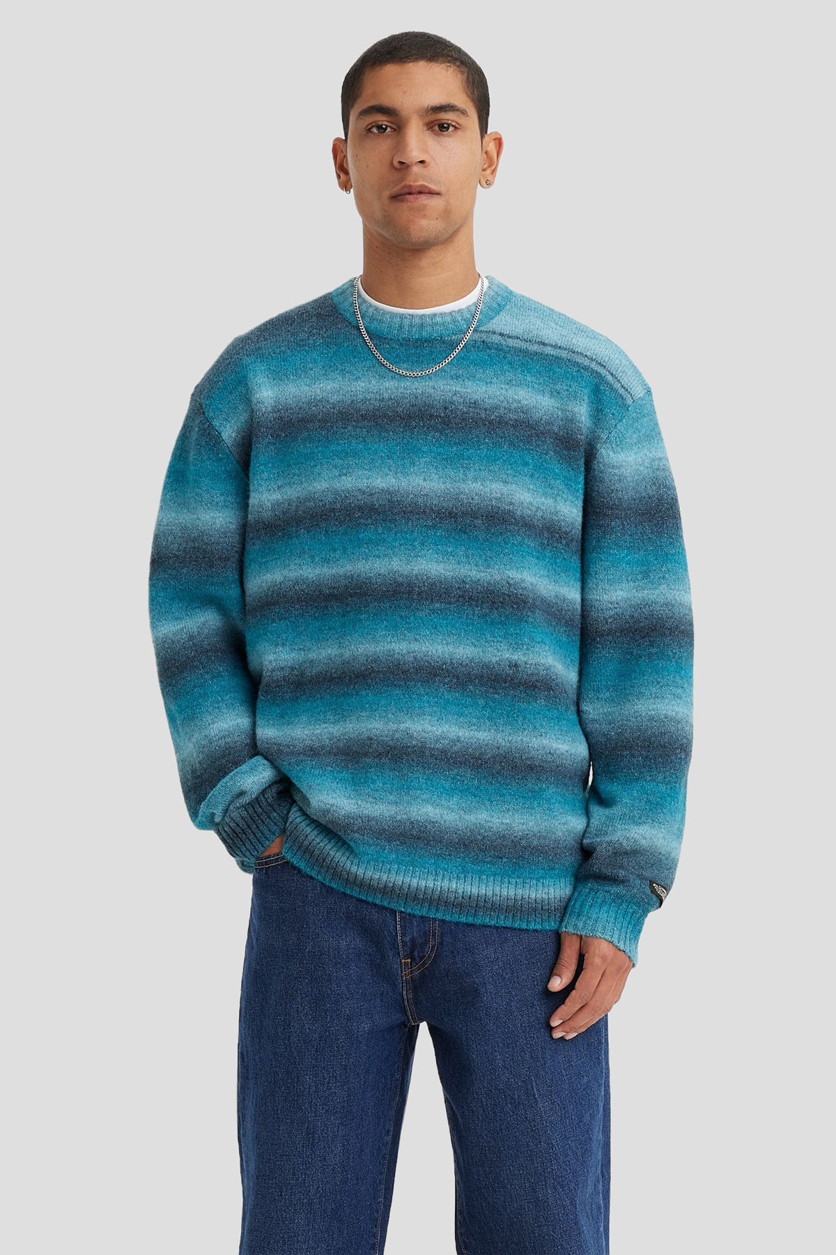 Space Dye Battery Sweater