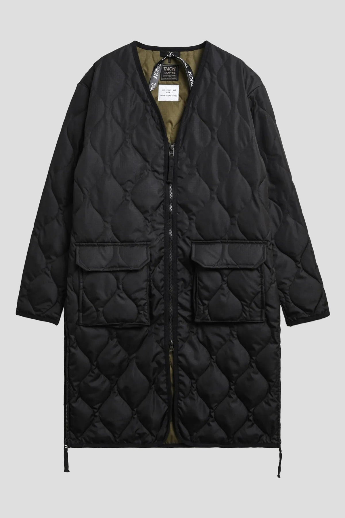 Down Quilted Long Jacket