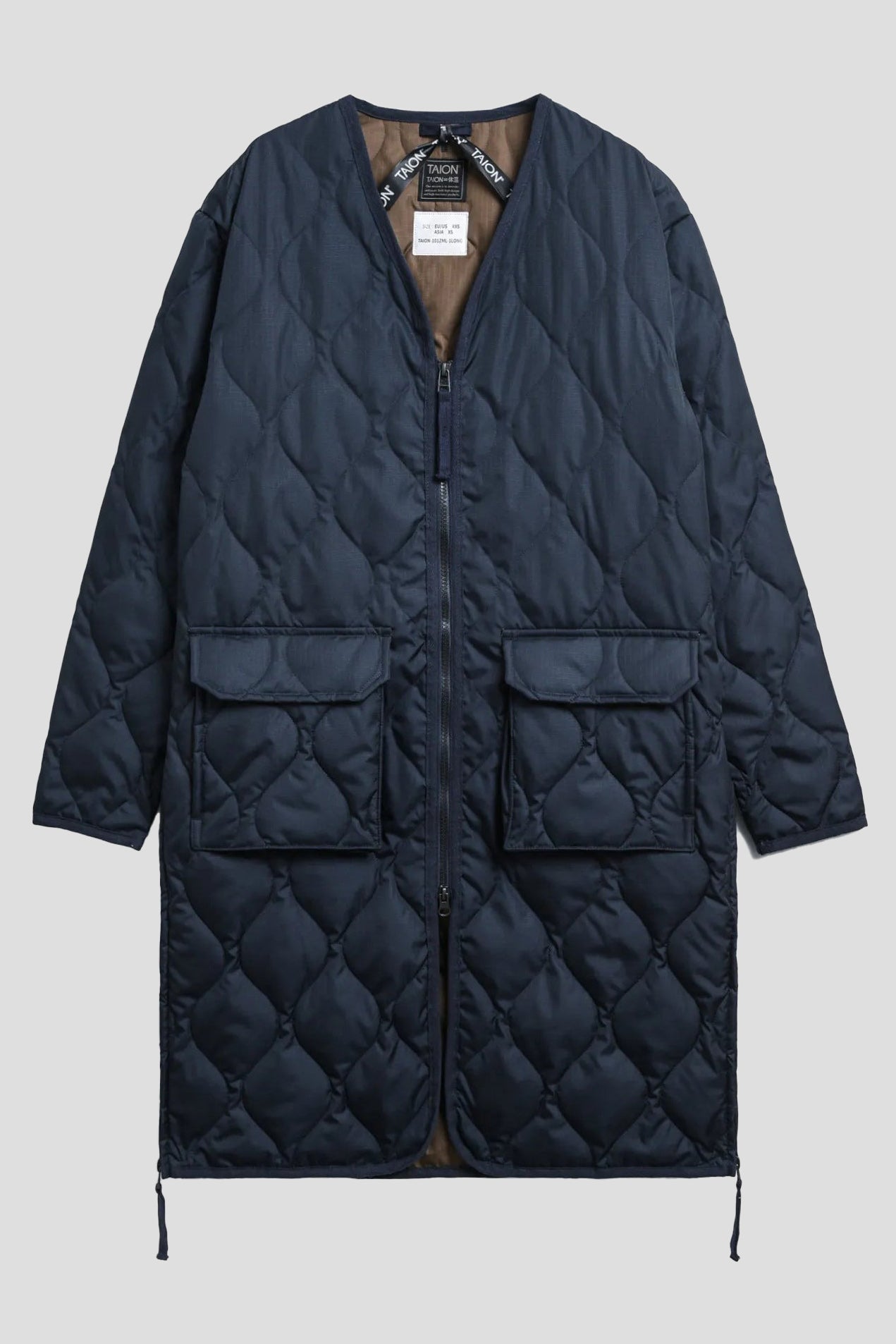 Down Quilted Long Jacket