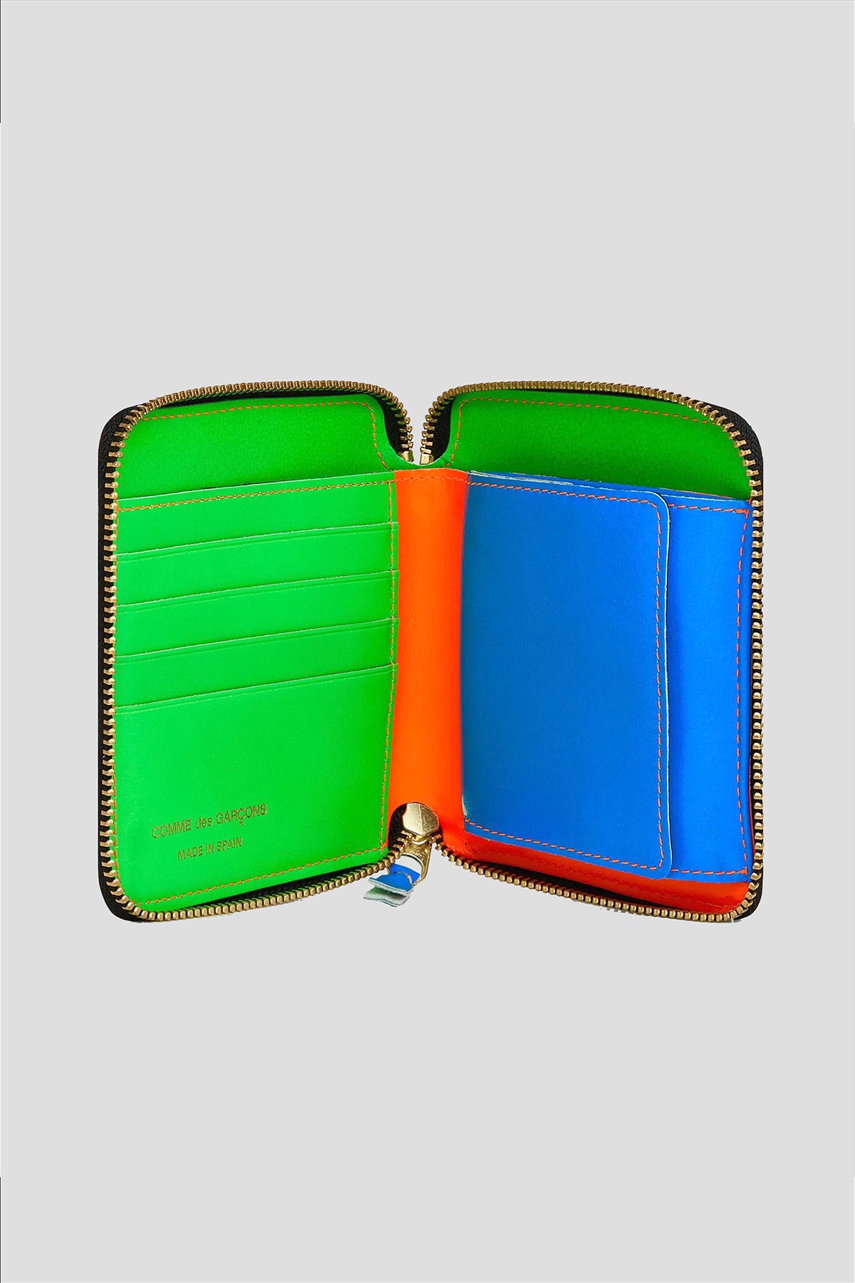 Super Fluo Neon Zip-Around Wallet