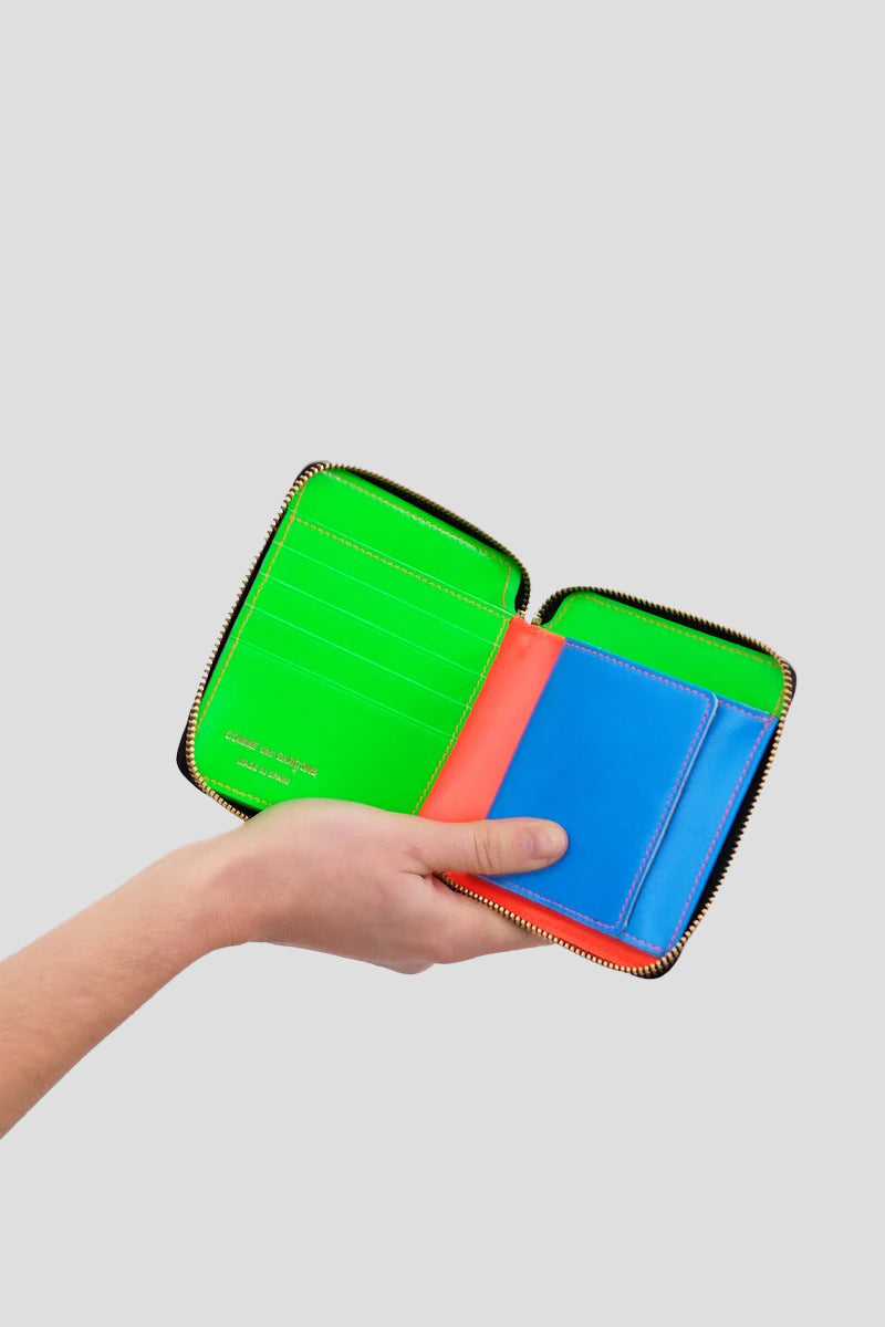 Super Fluo Zip Around Wallet Drama Club